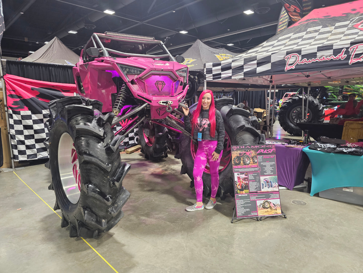Crop Top Black Camo Diamond Dust Hoodie