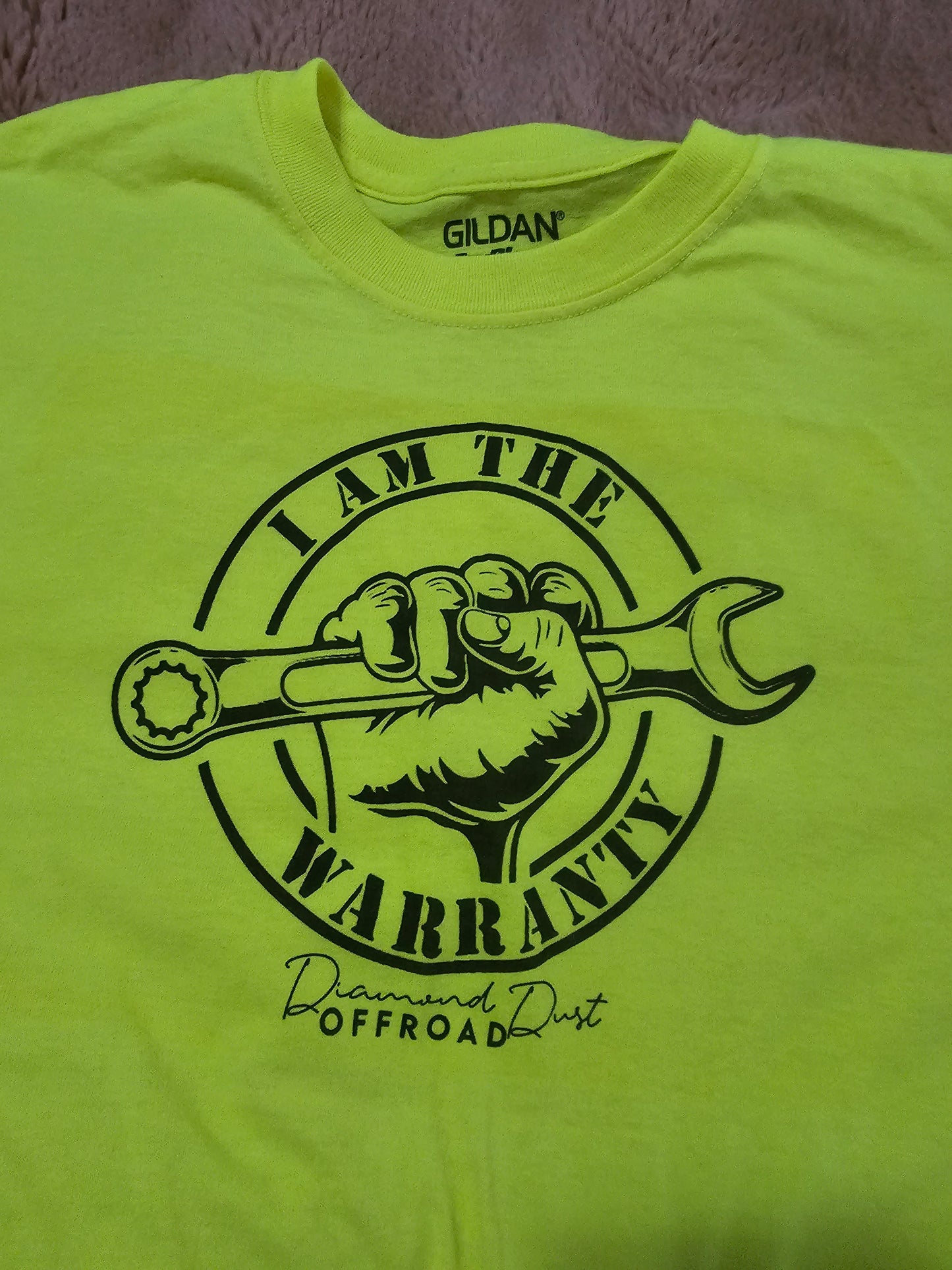 I am the warranty diamond dust shirt