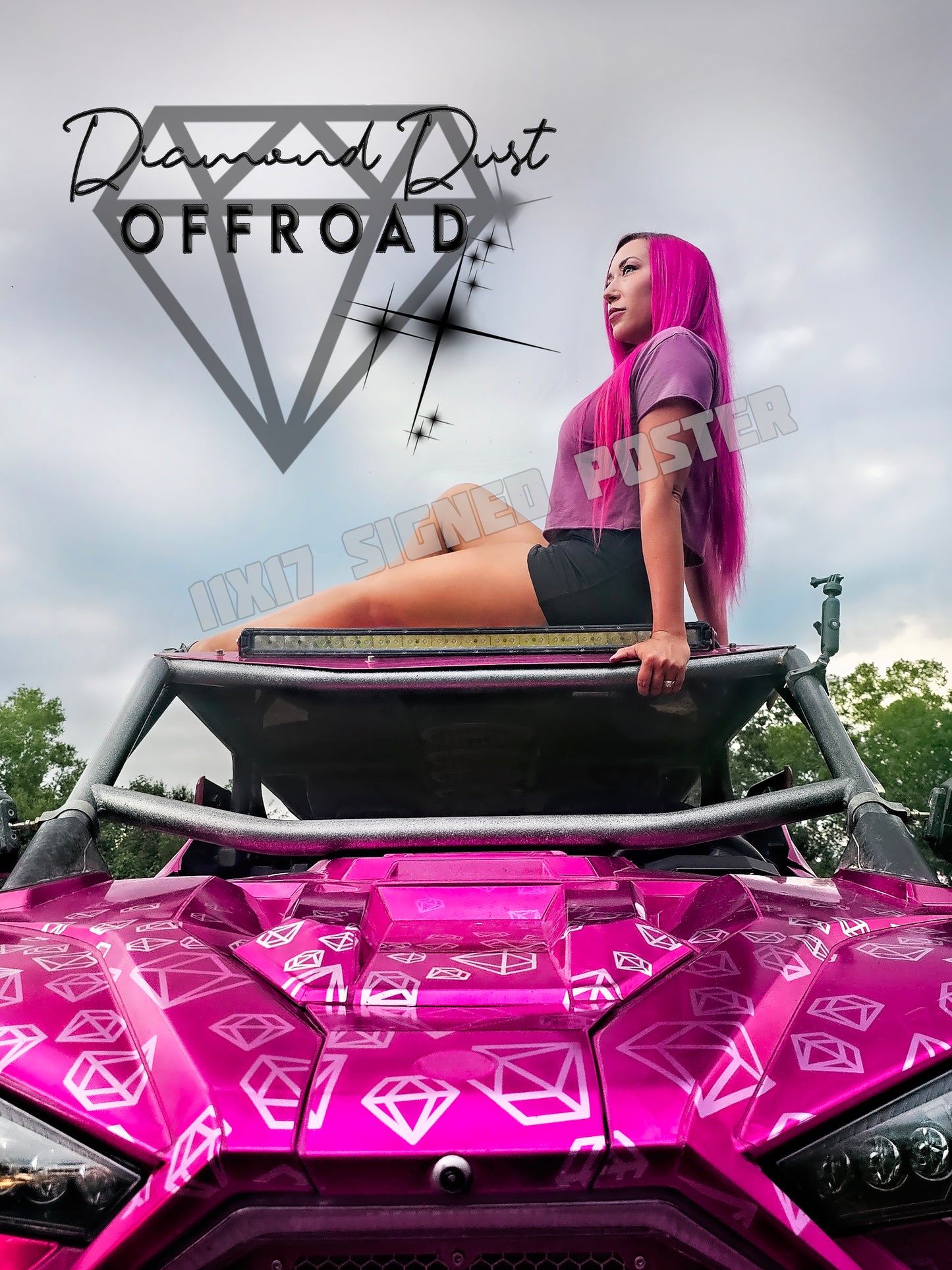 *Personalized* signed poster 11x17 WITH megan