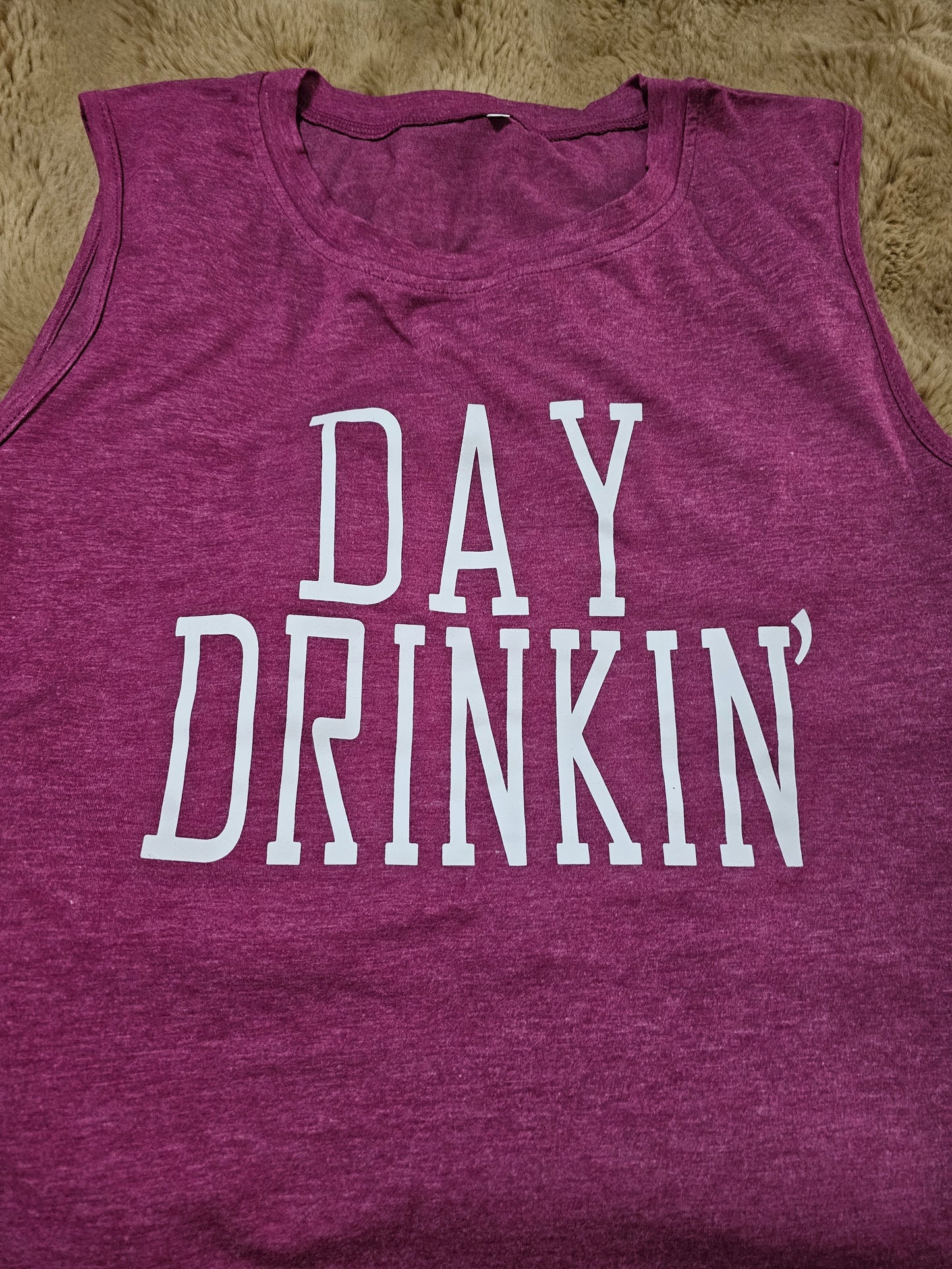 Day drinkin' sleeveless shirt