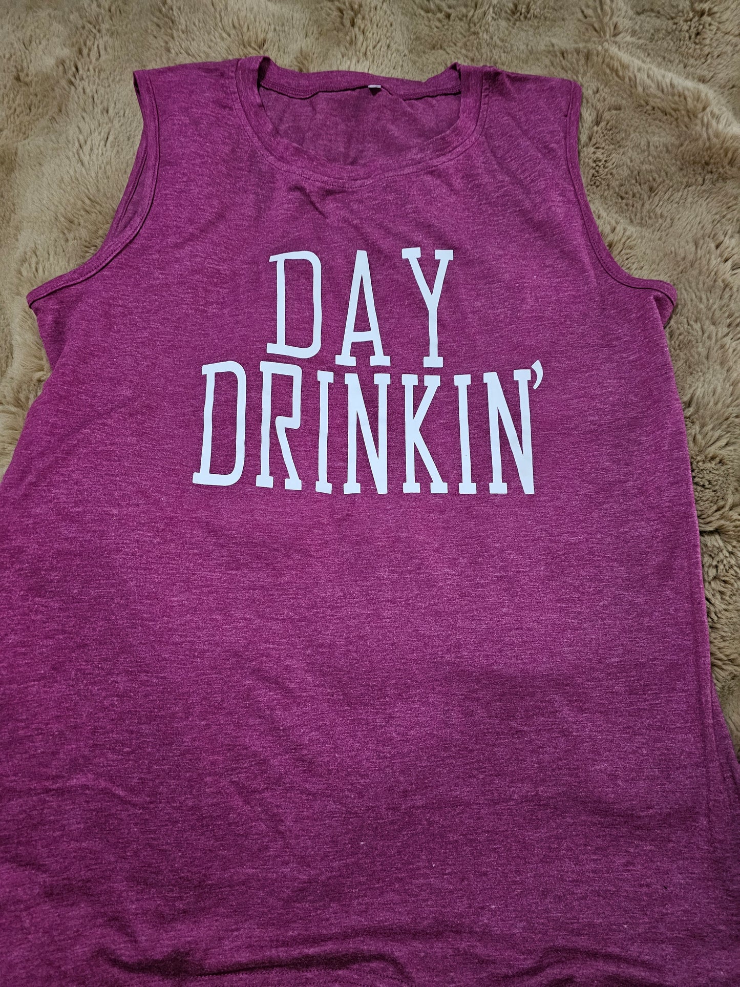 Day drinkin' sleeveless shirt